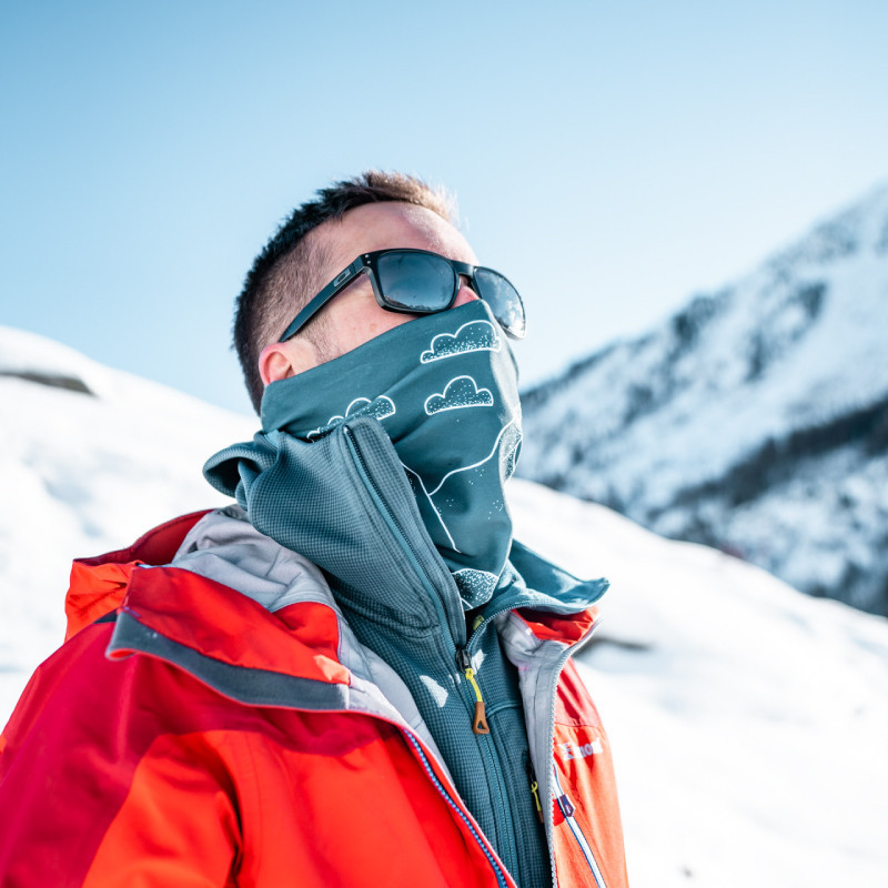 Acheter Unsiex Tour de cou épais et doux en peluche élastique coupe  régulière chaud coupe-vent résistant au froid couleur couleur extérieur ski  patinage cache-cou
