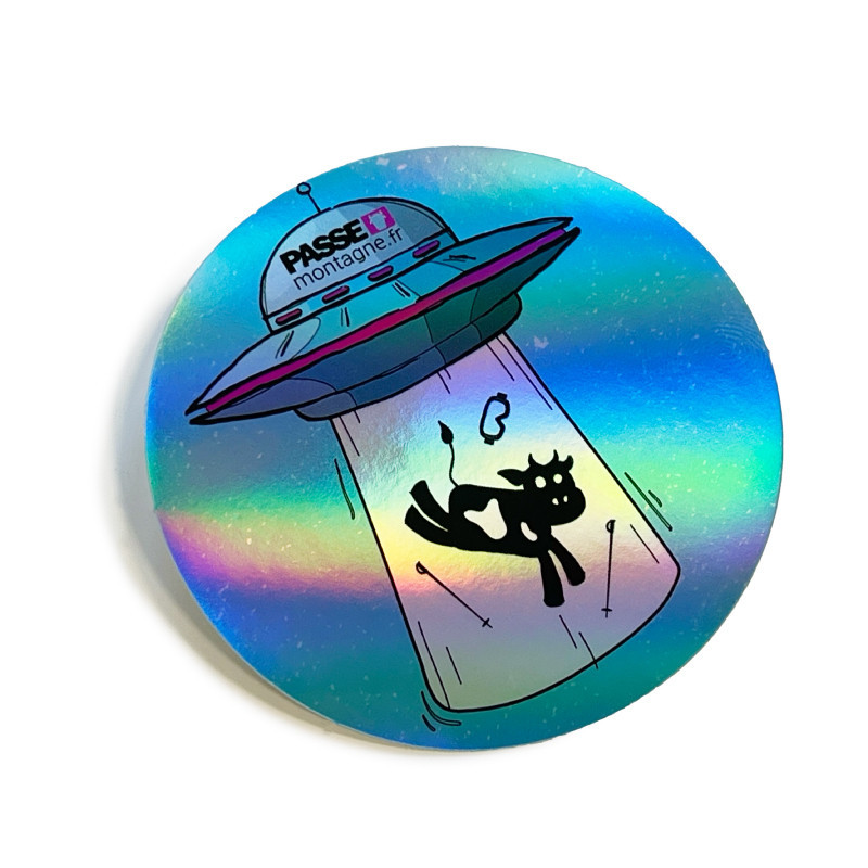 Sticker Passe Montagne - Soucoupe Volante Alien